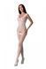 Бодістокінг з крилами Passion BS098 One Size, white, середня сітка, відкритий доступ SO8937 фото 1