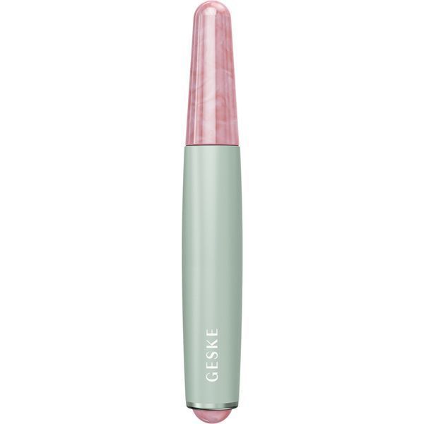Ручка-масажер для обличчя з рожевим кварцом GESKE SmartAppGuided Double-Sided Rose Quartz Depuffing Pen 7в1 green HB0666 фото
