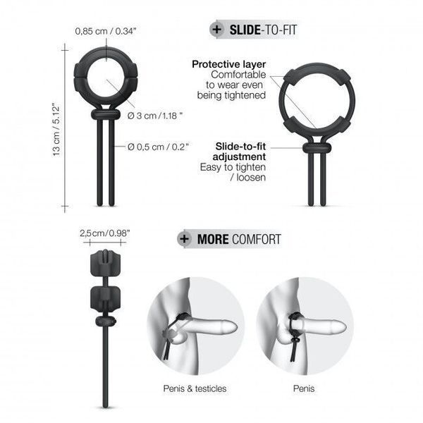 Регульоване ерекційне кільце Dorcel FIT RING (м'ята упаковка!!!) SO5078-R фото