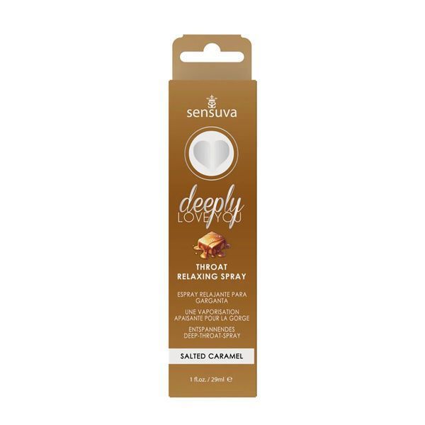 Спрей для мінету Sensuva Deeply Love You Salted Caramel (29 мл), для глибокого мінету SO3197 фото