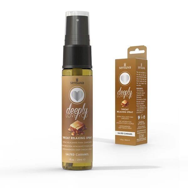 Спрей для мінету Sensuva Deeply Love You Salted Caramel (29 мл), для глибокого мінету SO3197 фото