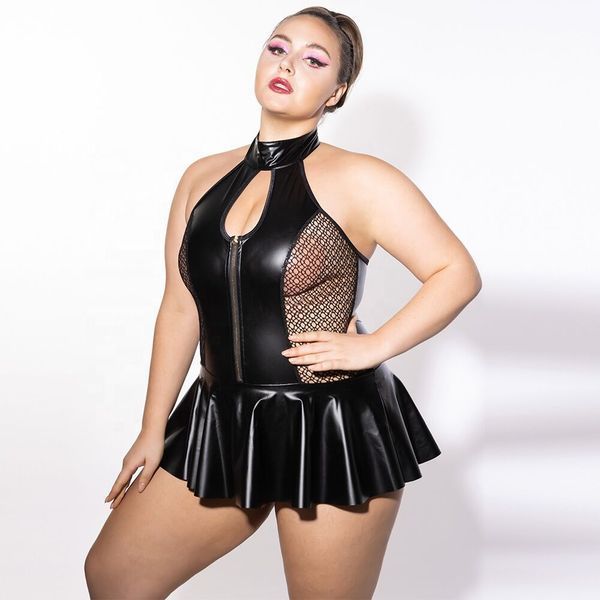Боді JSY P61158 Black Plus Size SX1876 фото