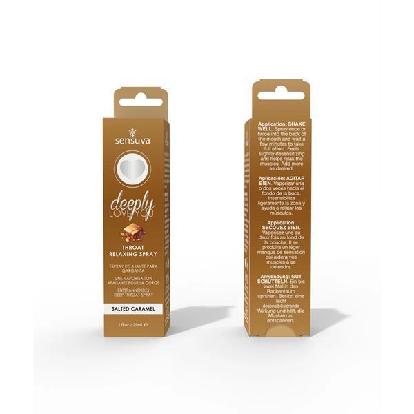 Спрей для мінету Sensuva Deeply Love You Salted Caramel (29 мл), для глибокого мінету SO3197 фото