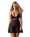 Бебі-дол Obsessive Nutris babydoll & thong XL/2XL SX1165 фото 1