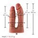 Подвійний фалоімітатор для секс-машин Hismith Silicone Double Penetrator Dildo, система KlicLok SX4008 фото 2