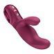 Вібратор-кролик Fun Factory MISS BI Wine Red, 2 незалежні мотори, діаметр 4,2 см SX4244 фото 5