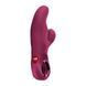 Вібратор-кролик Fun Factory MISS BI Wine Red, 2 незалежні мотори, діаметр 4,2 см SX4244 фото 3