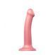 Насадка для страпону Strap-On-Me Mono Density Dildo Rose M (м'ята упаковка!!!) SO3568-R фото 1