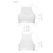 Спортивний топ з прозорою вставкою Passion PS006 TOP M, white SO4244 фото 5