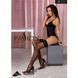 Чорні панчохи з ефектом тату Passion ST111 1/2 (20 den), nero SO4279 фото 3