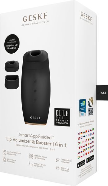 Пристрій для збільшення об'єму губ GESKE Lip Volumizer&Booster 6в1 gray HB0408 фото