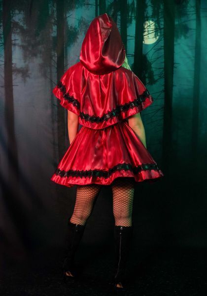 Еротичний костюм Червоної шапочки Leg Avenue Gothic Red Riding Hood XL, сукня, накидка SO9125 фото
