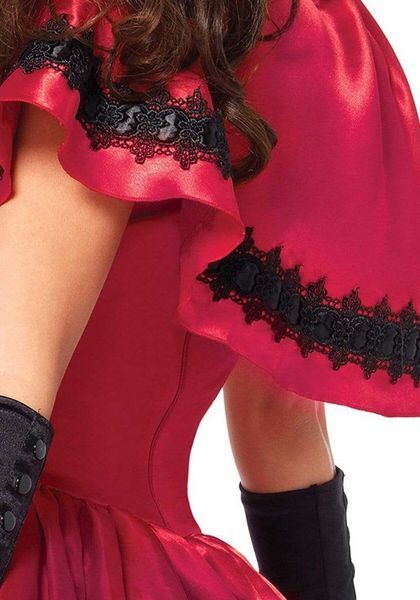 Еротичний костюм Червоної шапочки Leg Avenue Gothic Red Riding Hood XL, сукня, накидка SO9125 фото