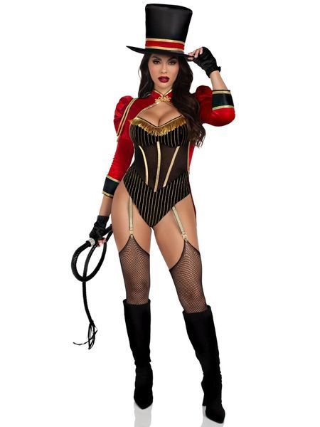 Костюм циркачки Leg Avenue Ravishing Ringmaster Bodysuit XS SX2788 фото