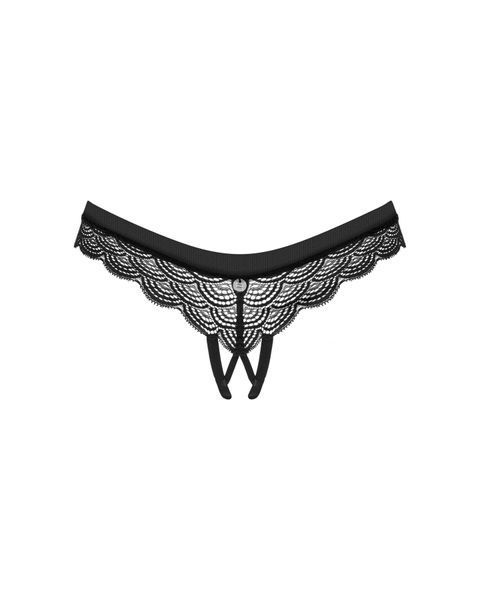 Трусики з доступом Obsessive Chemeris crotchless panties XL/2XL SO9766 фото