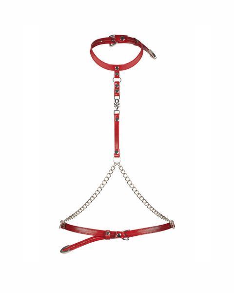 Портупея Obsessive Inferro harness top S/M/L SX3599 фото