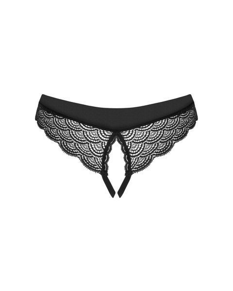 Трусики з доступом Obsessive Chemeris crotchless panties XL/2XL SO9766 фото
