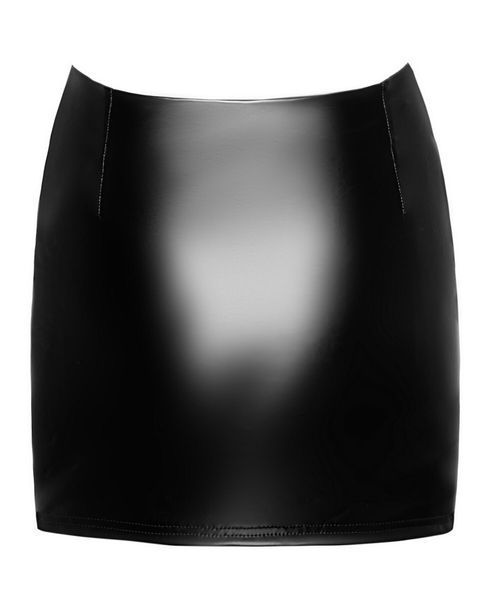 Спідниця Noir Handmade F345 Powerwetlook skirt with garter - M SX2135 фото