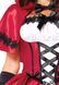 Еротичний костюм Червоної шапочки Leg Avenue Gothic Red Riding Hood XL, сукня, накидка SO9125 фото 3