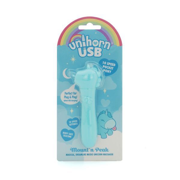 Вібратор-єдиноріжка Unihorn USB Bullet &ndash; Mount'n Peak, віброкуля, USB-зарядка, 10 режимів SX2871 фото