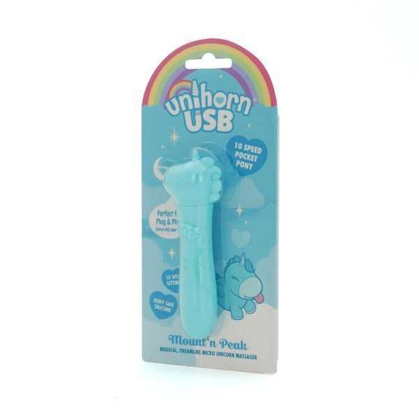 Вібратор-єдиноріжка Unihorn USB Bullet &ndash; Mount'n Peak, віброкуля, USB-зарядка, 10 режимів SX2871 фото