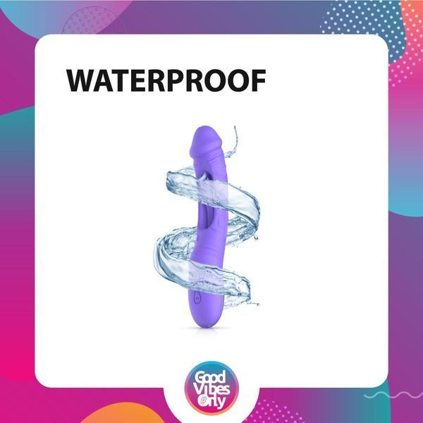 Вібратор Good Vibes Only - Flax Vibrating Dildo with G-Spot Stimulator SX3064 фото