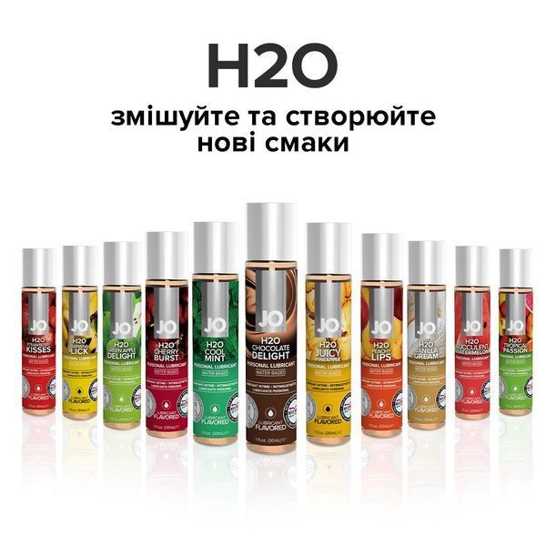 Змазка на водній основі JO H2O &mdash; Chocolate Delight (120 мл) без цукру, рослинний гліцерин SO1776 фото