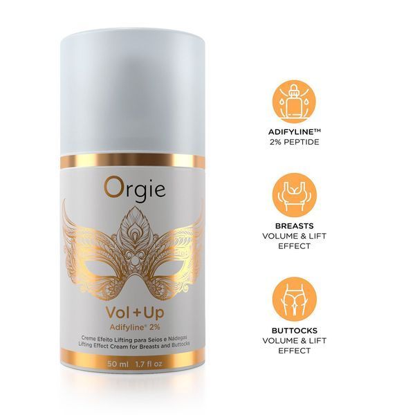 Крем з ефектом ліфтингу для грудей та сідниць Orgie &ndash; Vol + Up (50 мл), пептид Adifyline&trade; SX1562 фото