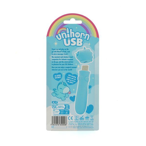 Вібратор-єдиноріжка Unihorn USB Bullet &ndash; Mount'n Peak, віброкуля, USB-зарядка, 10 режимів SX2871 фото