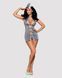 Еротичний костюм стюардеси Obsessive Stewardess 3 pcs grey S/M (м'ята упаковка!!!) SO7308-R фото 4