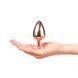 Металева анальна пробка із прикрасою у вигляді кристалу Dorcel - Diamond Plug L SO5530 фото 4