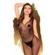 Бодістокінг з візерунком у вигляді крил та метелика Penthouse - Wild catch black S/L SO4399 фото 1