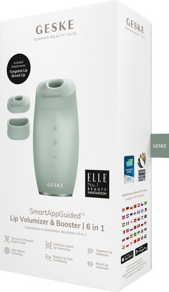 Пристрій для збільшення об'єму губ GESKE Lip Volumizer&Booster 6в1 green HB0409 фото