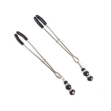 Затискачі для сосків Art of Sex - Nipple Clamps Lovely Black SO5860 фото