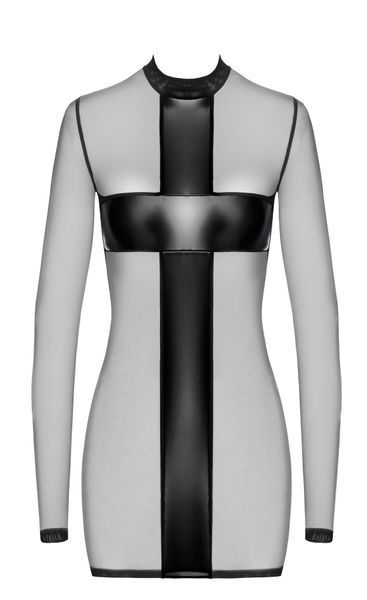 Сукня Noir Handmade F369 Crossfire Mesh & Wetlook Mini dress XL SX4102 фото