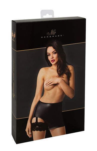 Спідниця Noir Handmade F345 Powerwetlook skirt with garter - XL SX2137 фото