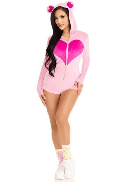 Комбінезон &laquo;Солодкий ведмедик&raquo; Leg Avenue Sweetheart Bear Velvet Romper M SX2789 фото