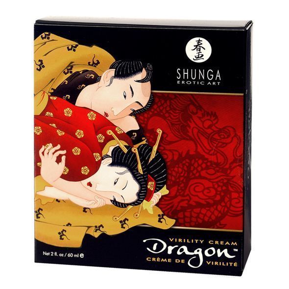 Стимулювальний крем для пар Shunga Dragon Cream (60 мл), ефект тепло-холод та поколювання SO2523 фото