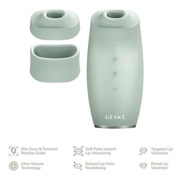 Пристрій для збільшення об'єму губ GESKE Lip Volumizer&Booster 6в1 green HB0409 фото