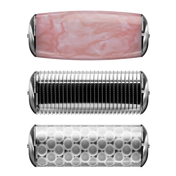 Ролер для голкової мезотерапії обличчя та тіла GESKE MicroNeedle Face&Body Roller 9в1 midnight HB0210 фото