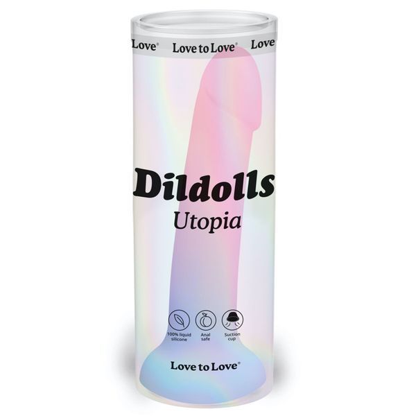 Дилдо з кольоровим градієнтом Love To Love DILDOLLS - UTOPIA S ультрам'який SX2848 фото