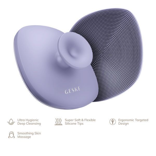 Щітка для тіла GESKE Body Brush 4в1 purple HB0336 фото