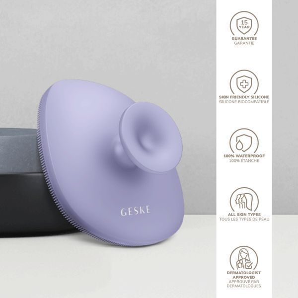 Щітка для тіла GESKE Body Brush 4в1 purple HB0336 фото
