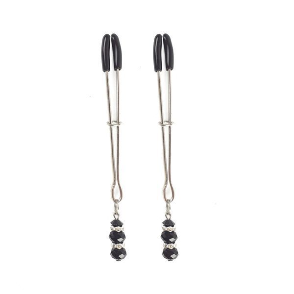 Затискачі для сосків Art of Sex - Nipple Clamps Lovely Black SO5860 фото