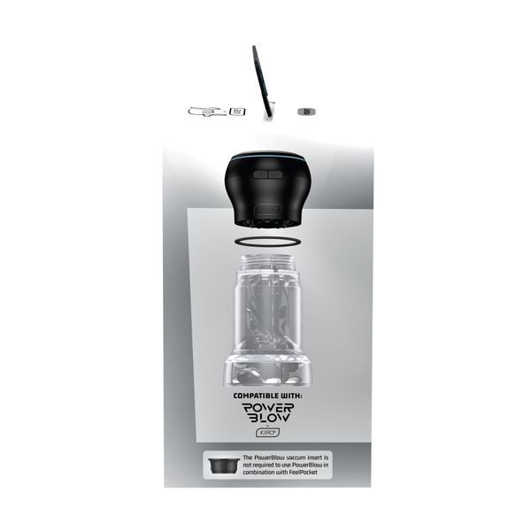 Мастурбатор Kiiroo Feel Pocket Crystal сумісний з PowerBlow SX2239 фото