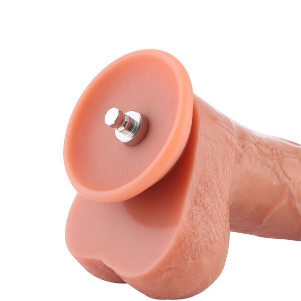 Фалоімітатор для секс-машин Hismith 8.25" Dual-density dildo with veins, система KlicLok SX4010 фото