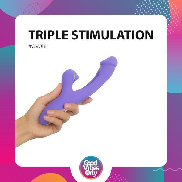 Вібратор-кролик Good Vibes Only - Tess Rabbit Vibrator with G-Spot Stimulator SX3065 фото