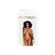 Трусики-тонг Penthouse Dangerous Darling S/M Red, мереживо, висока посадка, виріз спереду, бантик SO6495 фото 3