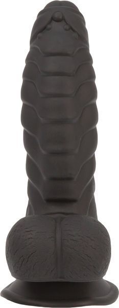 Фалоімітатор ADDICTION Ben 7" Dildo With Balls Black, віброкуля в подарунок SX3156 фото