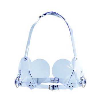 Ліф Серце Feral Feelings - Hearts Bra Trasparent SO9309 фото